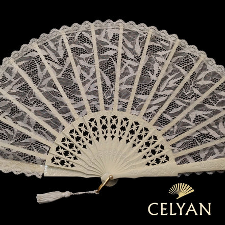 Abanico Artesano Beige B 305