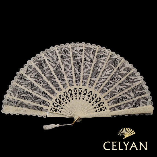 Abanico Artesano Beige B 305