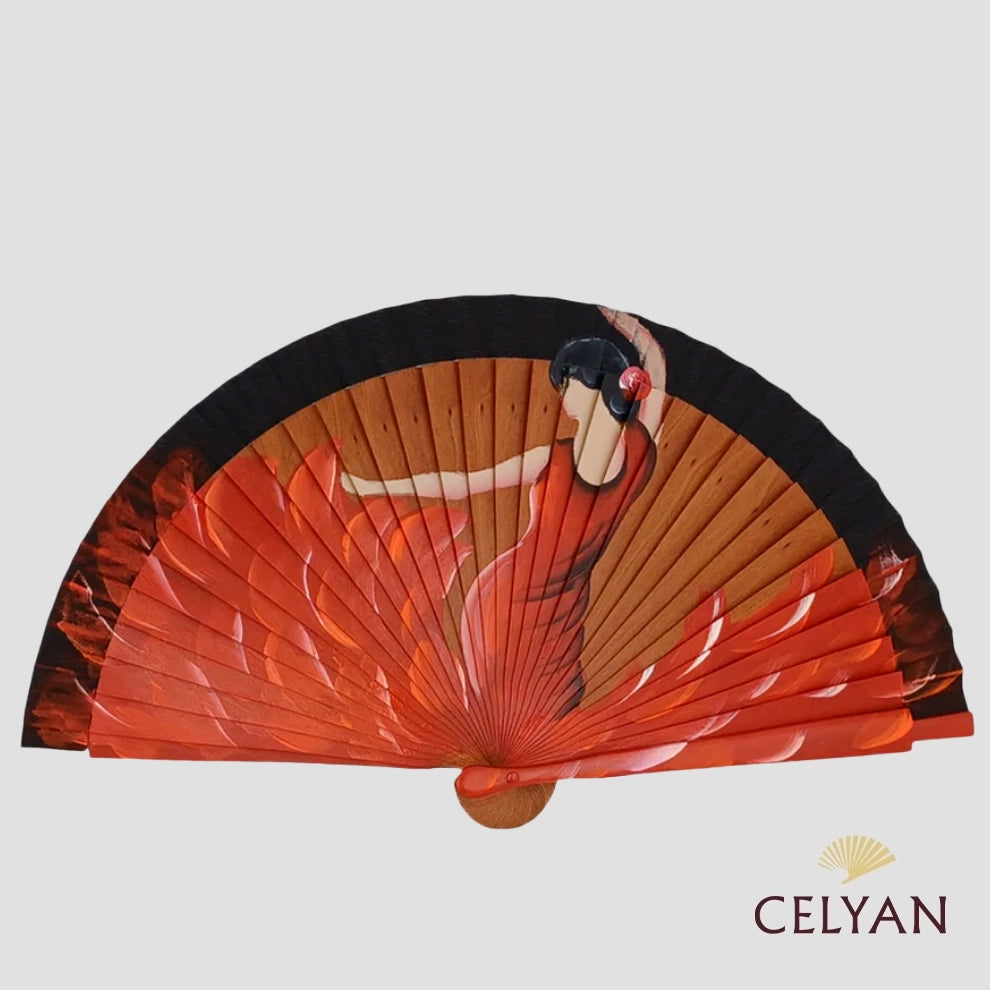 Abanico Bolso Flamenca T 172