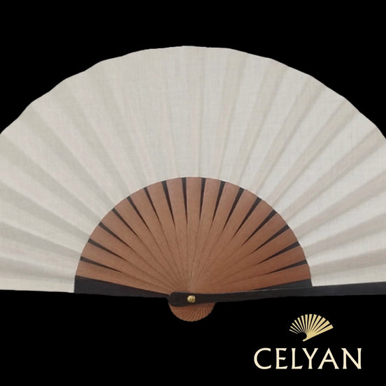 Abanico Caballero Blanco Roto Cb 198