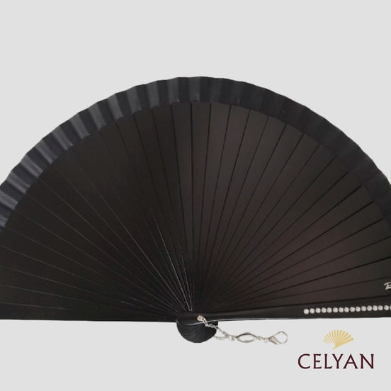Abanico Ceremonia Negro R 1186