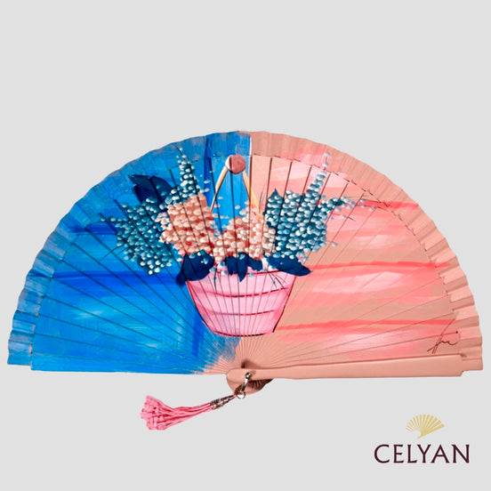 Abanico Cesto Flores A 162