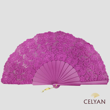 Abanico Encaje Buganvilla A 14146