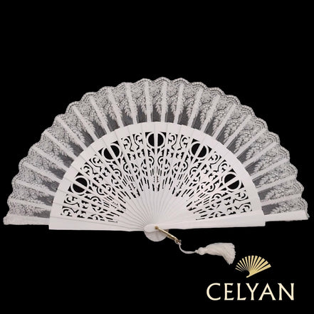 Abanico Encaje Floral R 1193