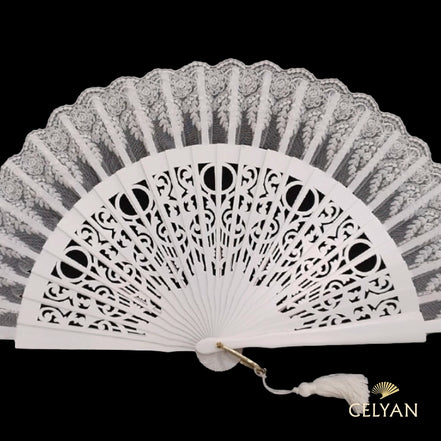 Abanico Encaje Floral R 1193