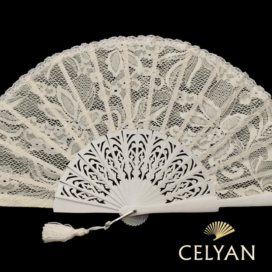 Abanico Encaje Novia R 2570