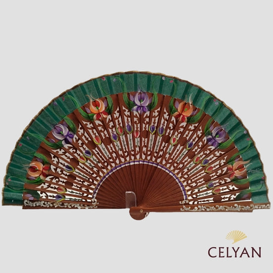 Abanico Flores Colores G 60