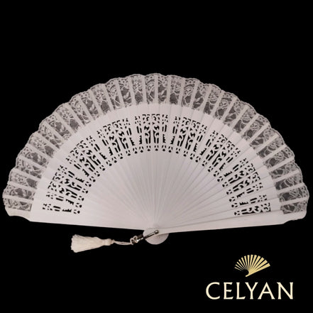 Abanico Madera Novia R 644