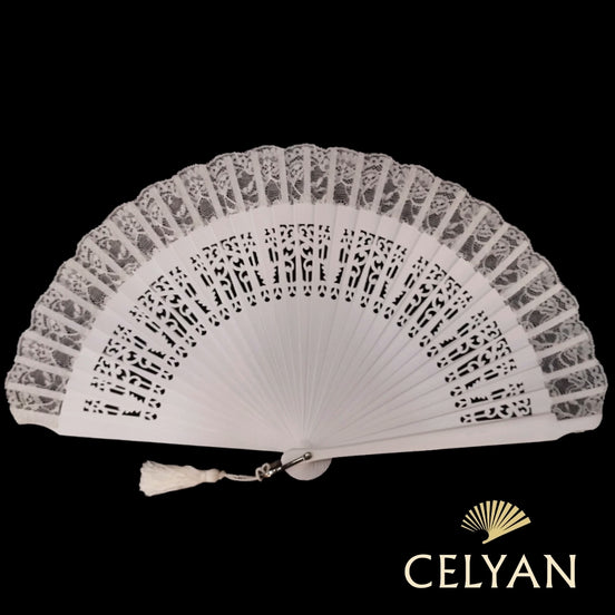 Abanico Madera Novia R 644