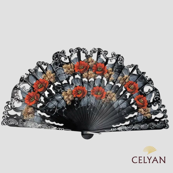 Abanico Negro Peral TB 347