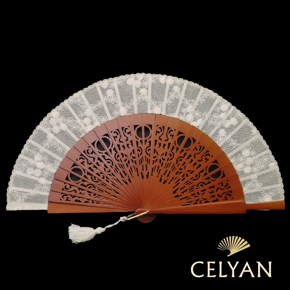 Abanico Novia Color Madera R 1241
