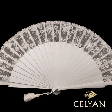 Abanico Novia Encaje R 931