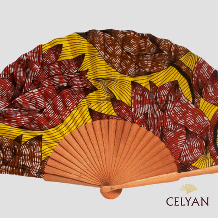Abanico Seda Estampada Ch 401