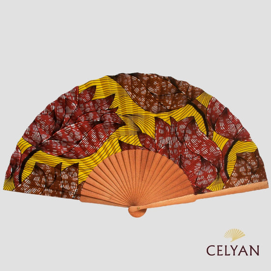 Abanico Seda Estampada Ch 401