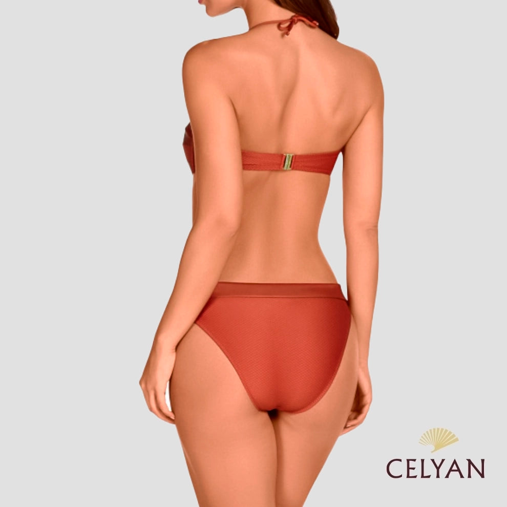 Bikini Bandeau Coral 