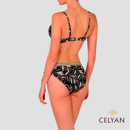 Bikini Mujer Hojas T 3455