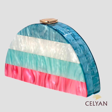 Bolso Fiesta Turquesa Clutch