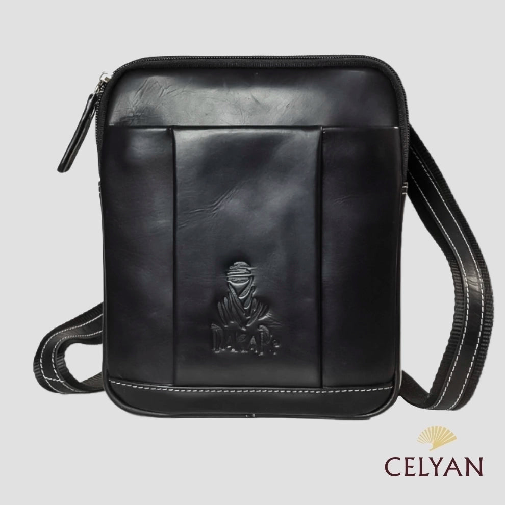 Bolso Piel Negro Dakar 5012