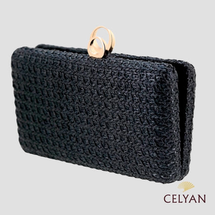 Bolso Rafia Negro