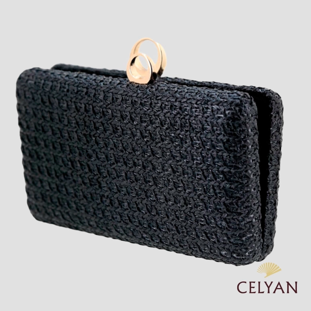 Bolso Rafia Negro