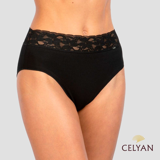 Braguita midi algodón encaje ancho
