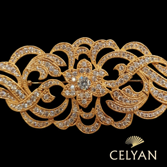 Broche Dorado J 10080