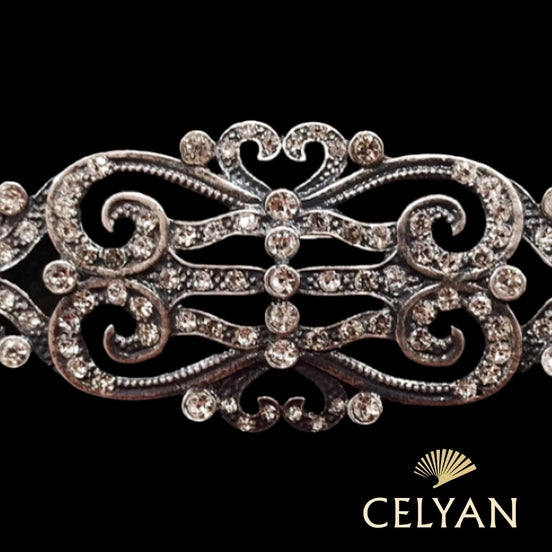 Broche Envejecido Plata 7052