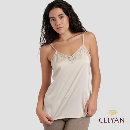 Camiseta Tirante Puntilla Cava
