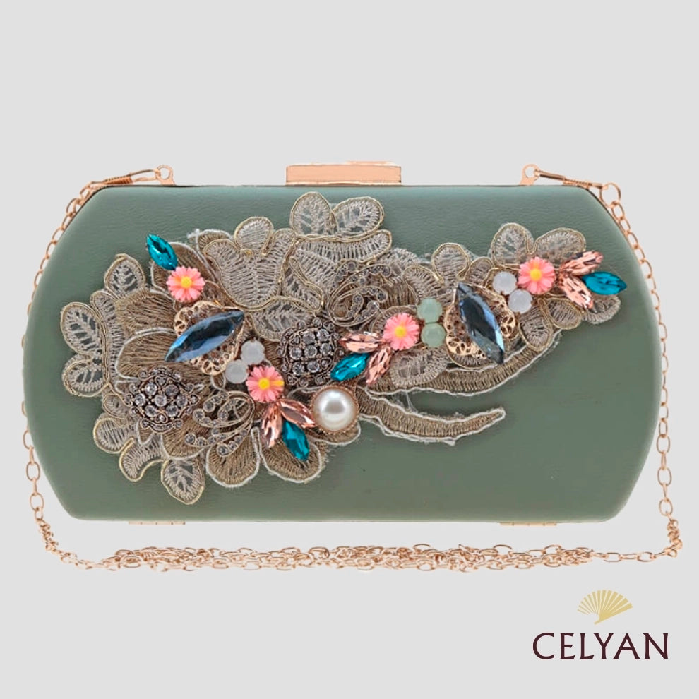 Clutch Invitada Verde