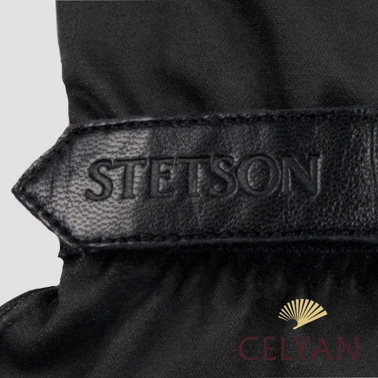 Guantes Piel Stetson Negros
