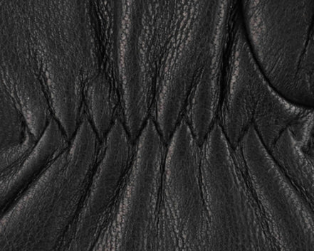 Guantes de Piel Herringbone Wool