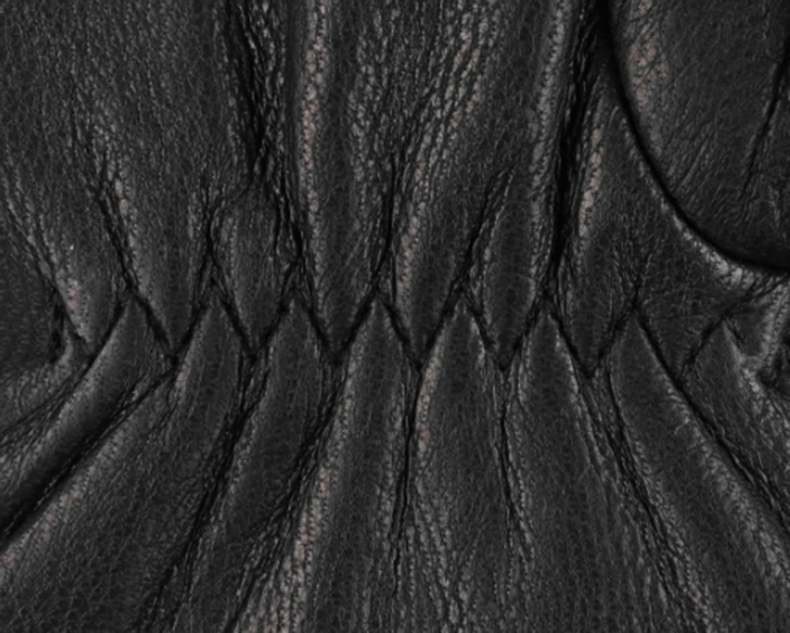 Guantes de Piel Herringbone Wool