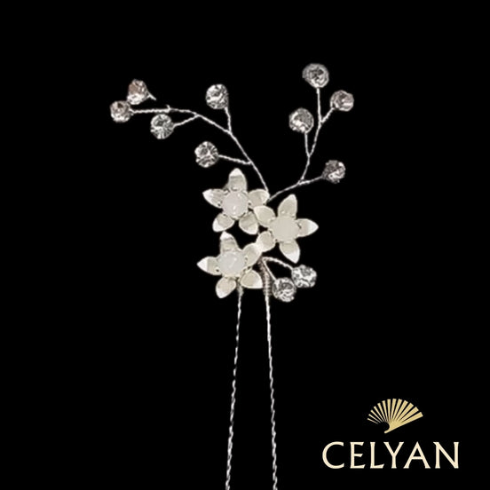 Horquilla Flor Plata