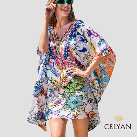 Kaftan Multicolor Tonos Claros
