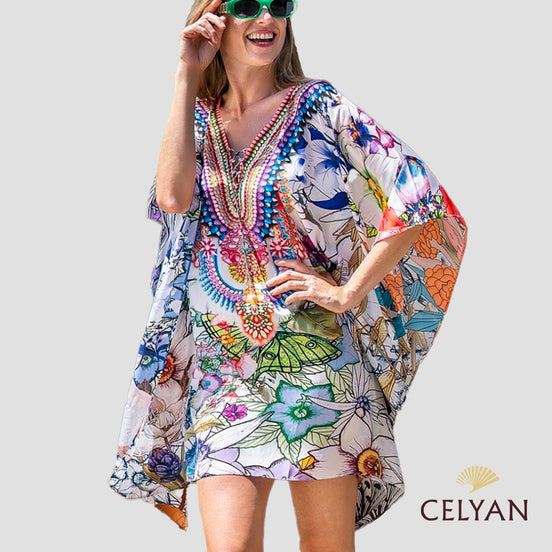 Kaftan Multicolor Tonos Claros