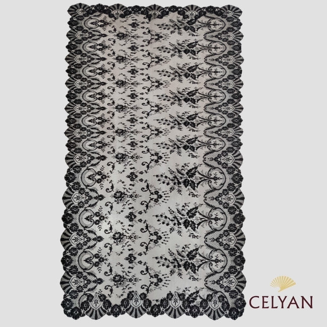 Mantilla Leaver Negra V 80