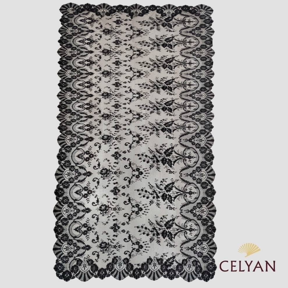 Mantilla Leaver Negra V 80