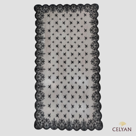 Mantilla Negra Chantilly A 9789.1