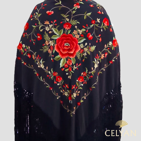 Mantón Mano Seda 09