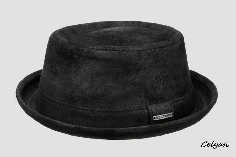 Pork Pie Piel Negro Stetson