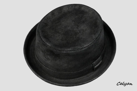 Pork Pie Piel Negro Stetson