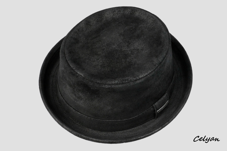 Pork Pie Piel Negro Stetson