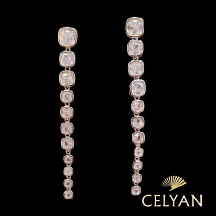 Pendiente Cadena Cristal J 895