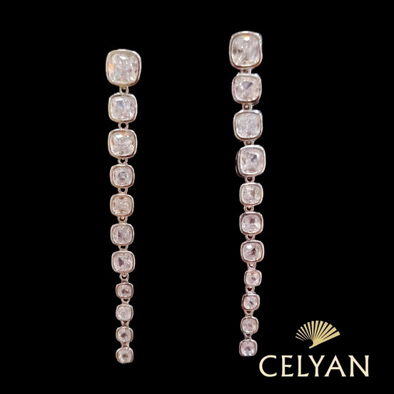 Pendiente Cadena Cristal J 895
