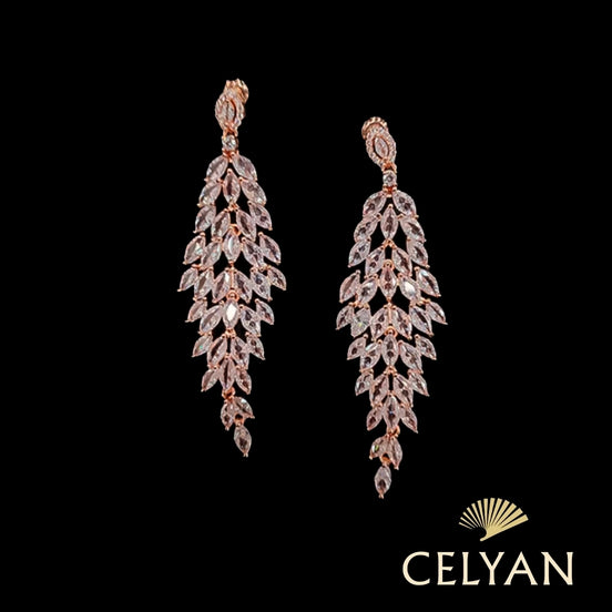 Pendiente Rodio Rosa Jp 20891