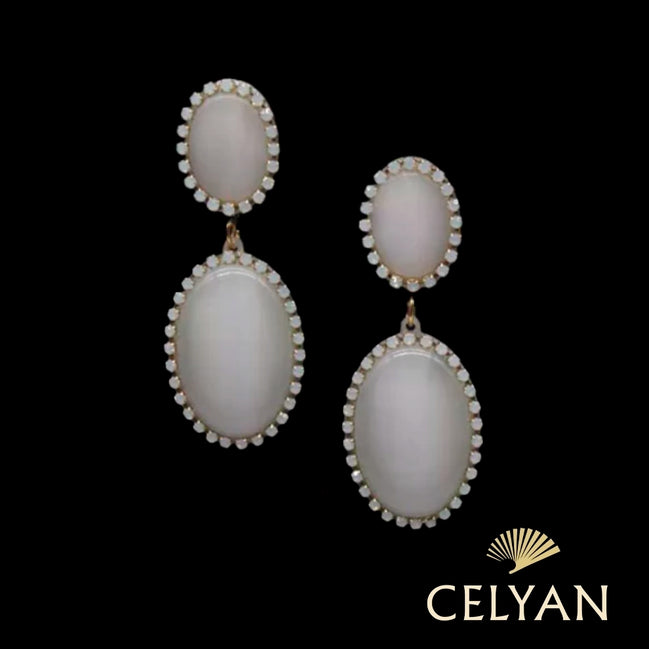 Pendiente Blanco Ac 49