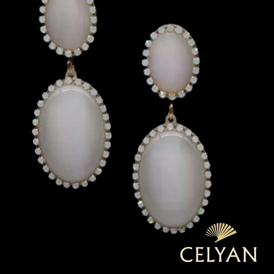 Pendiente Blanco Ac 49