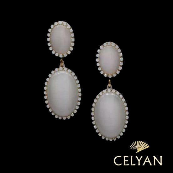 Pendiente Blanco Ac 49