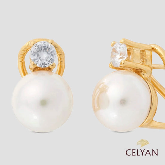 Pendiente Cierre Omega Perlas