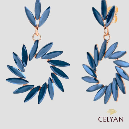Pendientes Fiesta Azul 24316